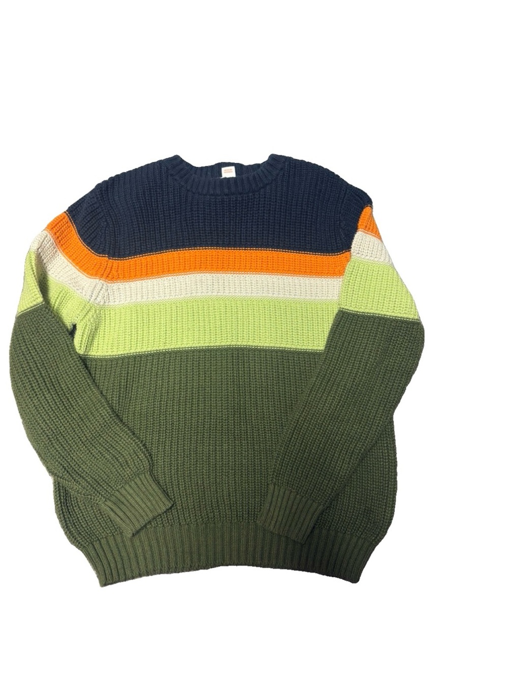 Cat & Jack Boys Size 8 Colorblock Knit Sweater